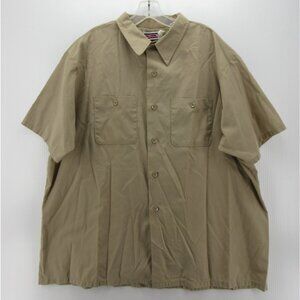 VINTAGE Big Mac Shirt XXL Big Khaki Button Up Utility Workwear USA *